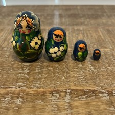 Intricate Hand Painted Russian Matryoshka Sty...