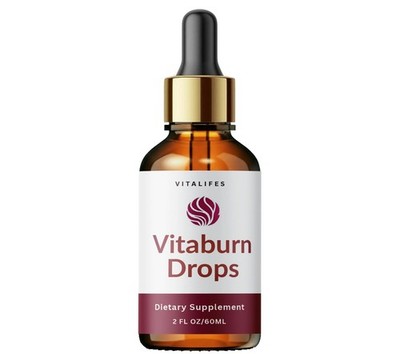 Vitaburn Drops Advanced Formula Supplement for Fitness Support Vita Burn 60ml