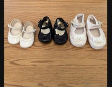 Vintage Baby Girl Shoes 1 Owner Left To Right 1970,1998,1999