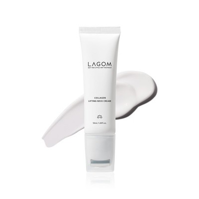 Collagen Lifting Neck Cream with Massage Roller for Jawline and Face, Wrinkle...