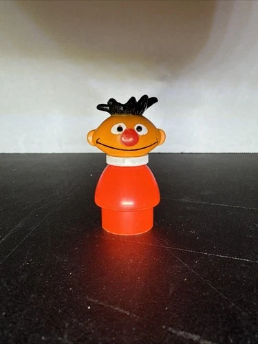 Fisher Price Little People Sesame Street Ernie Collectible Figure Vintage Toy