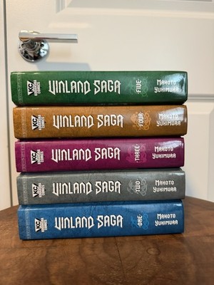 Vinland Saga Manga Kodansha Hardcover, Volumes 1-5, English Edition