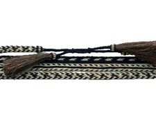 M F Western Hat Band Horsehair Braid Tassel Multi-Color 0211599