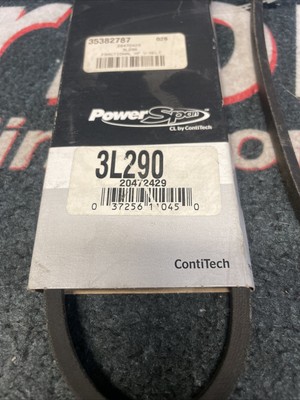 PowerSpan 3L290 V-Belt by ContiTech QTY 2