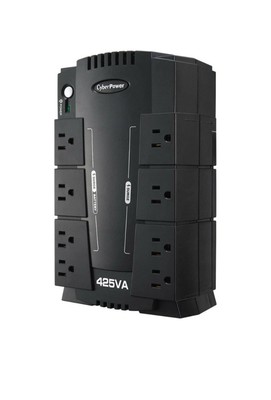 CyberPower CP425SLG-R 425VA 255W 8-Outlet UPS Battery Backup Surge Protector
