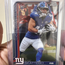 Topps Chrome 2025 Cam Skattebo #331 New York Giants Rookie Football Card