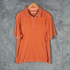 Tommy Bahama Polo Shirt Mens XL Orange