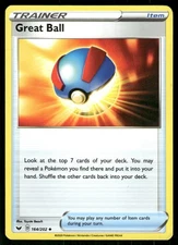 2020 Sword & Shield Great Ball Uncommon #164