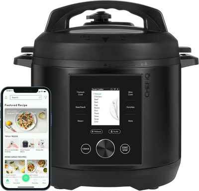 #ad CHEF iQ Smart Pressure Cooker with WiFi and Built in Scale Easy to Use 10 in 1 $149.99