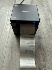 Epson TM-m10 POS Thermal Receipt Printer M332B USB/Ethernet - WORKING W/ CORD