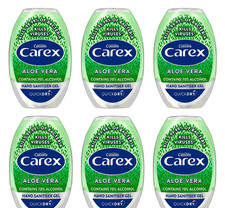 Image of CAREX HAND GEL SANITIZER ANTI BACTERIAL CHOOSE POCKET TRAVEL SIZE 50ML Pk 6