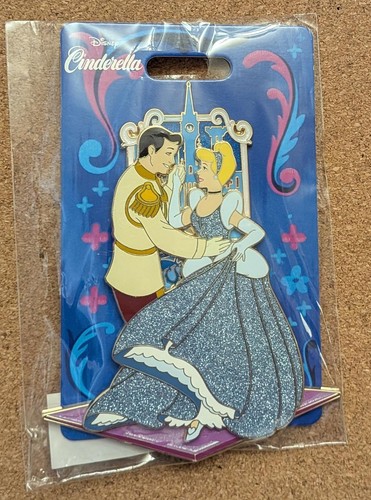 Disney Pin Cinderella & Prince Charming 75th Anniversary Jumbo WDI 2025 NIP