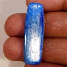 19.25Cts. Natural Stunning Power Blue Kynite Cushion Cabochon Loose Gemstone