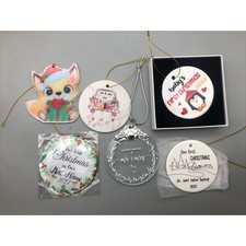 Our First Christmas Married Ornaments 2022 Wedding Gifts for Couples Unique 6pcs