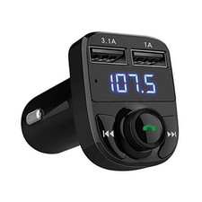 Handsfree Call Car Charger, Wireless Bluetooth 5.3 FM Transmitter Radio