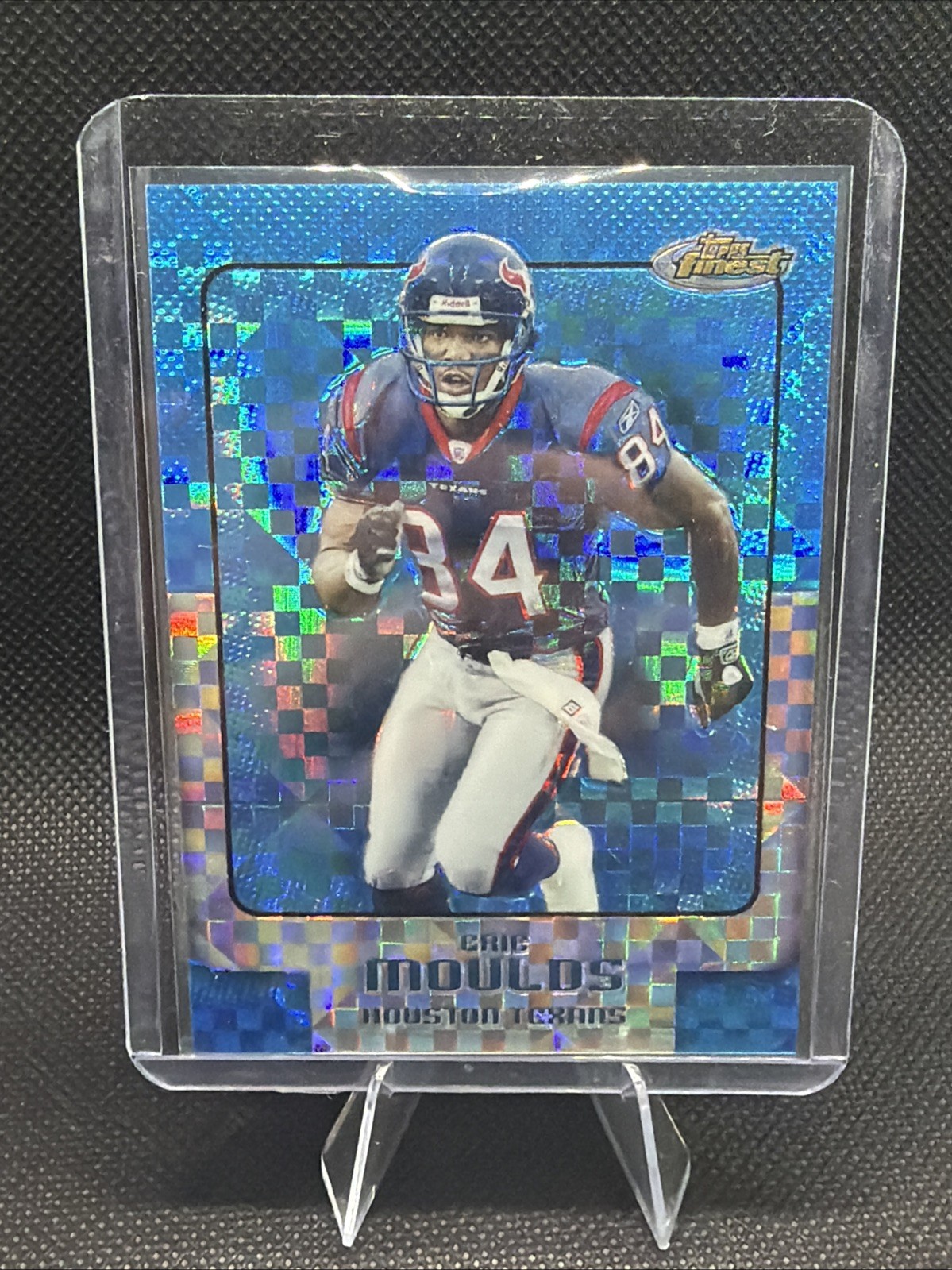 2006 Topps Finest Eric Moulds Blue XFractor /150 #11 - Buffalo Bills