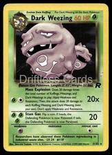 Dark Weezing 31/82 Rare Team Rocket Pokemon Unlimited LP on eBay