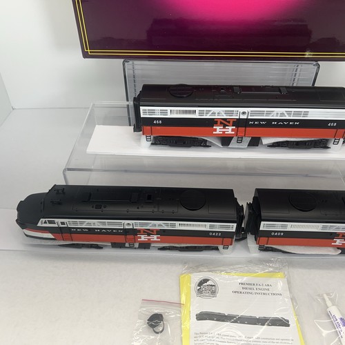 MTH Premier 20-2238-1 New Haven FA-2 ABA Diesel Set PS.2 O Gauge New BCR NH 0409 - Picture 6 of 24