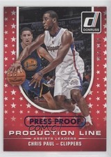 2014 Donruss Production Line Assists Press Proof Purple /199 Chris Paul #1 02v3