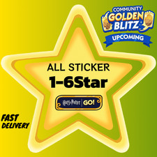 Monopoly-Golden Blitz Stickers Go 1 -6 ALL Stickers CHEAPEST Harry Potter