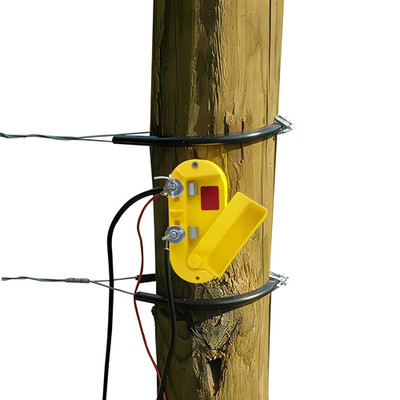 Plastic Yellow Single Pole Electric Fence Cut-Off Switch
