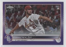 2022 Topps Chrome Update Purple Refractor Jake Walsh #USC156 0a5t