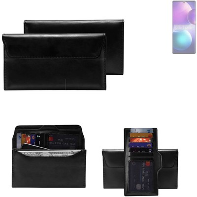 Handy Hülle für Infinix Zero Ultra Wallet Case + Cover Handyhülle Tasche schw