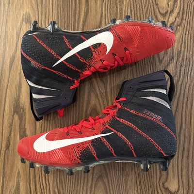 Size 12.5 Nike Vapor Untouchable 3 Elite Football Cleats Red  display picture 1