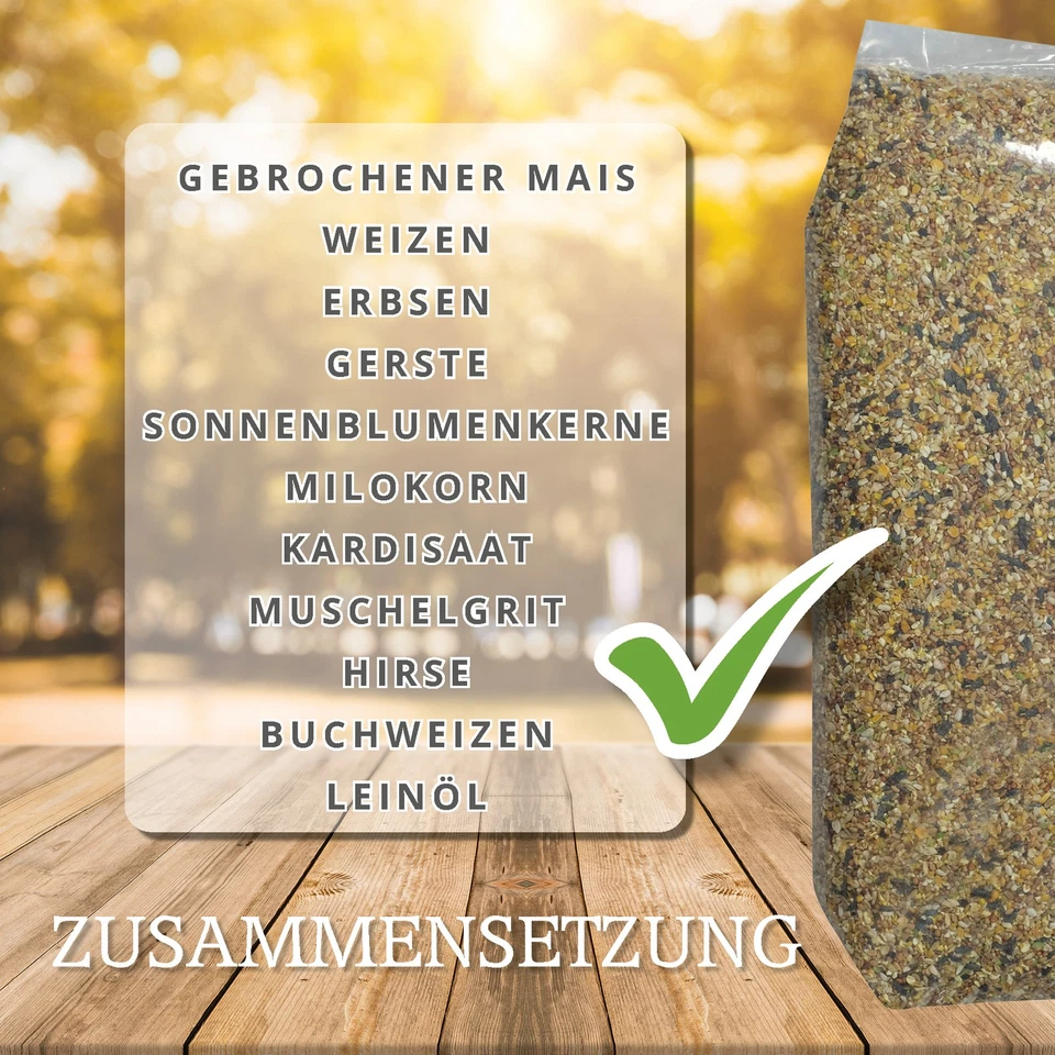 Hühnerfutter Geflügelfutter Premium - KÖRNER-VITAL EXZELLENT 30 kg - GVO-Frei - Bild 4 von 4