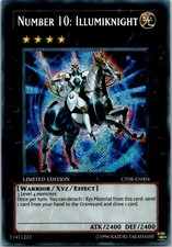 Yugioh Number 10: Illumiknight CT08-EN004 Limited Edition Secret Rare NM