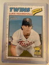 Topps 2024 Heritage Luke Keaschall Deckle Edge All-Star Rookie #116 Twins