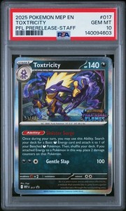 Toxtricity 017/094 Phantasmal Flames Prerelease Staff Promo