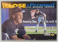 Michael Jordan 1994 Collectors Choice Baseball Up Close & Personal  #635 NrMt