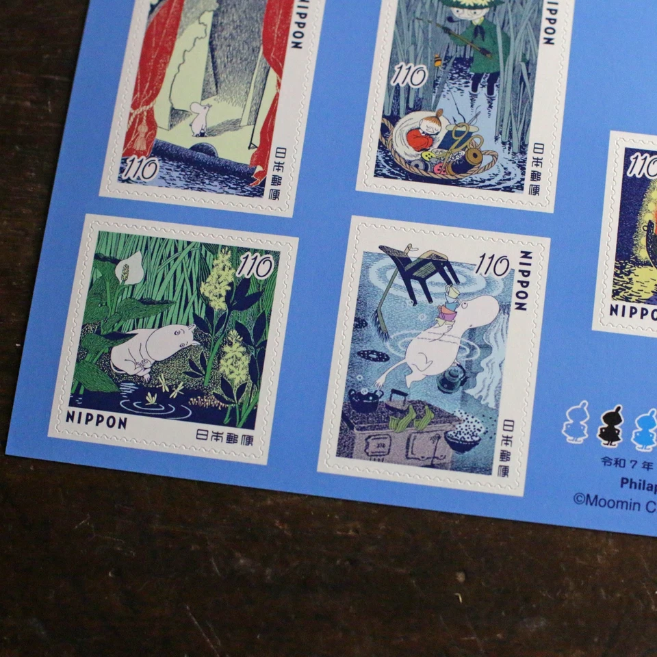 Moomin Stamps Japan 2025 Sheet MNH Summer Festival Snufkin Little My Fillyjonk - Image 2 of 4