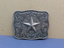 Western Style Star Zinc Alloy Metal Belt Buckle