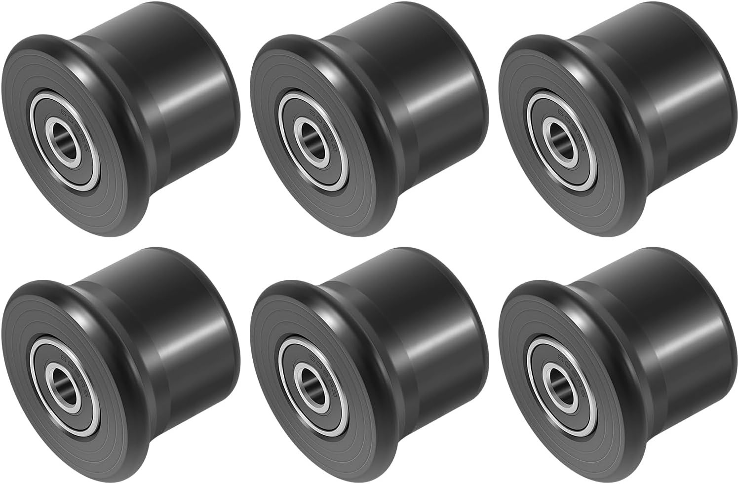 6-Pack Sliding Seat Bracket Roller for Bowflex Home Gym Fits Motivator2, Pr1000