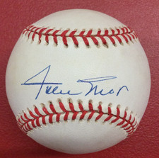 Willie Mays SIGNED Rawlings NL Baseball JSA FULL LOA HOF Giants HIGH GRADE!