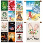 12 Pack 28 x 40" Large Seasonal Garden Flags for Outside Seasonal