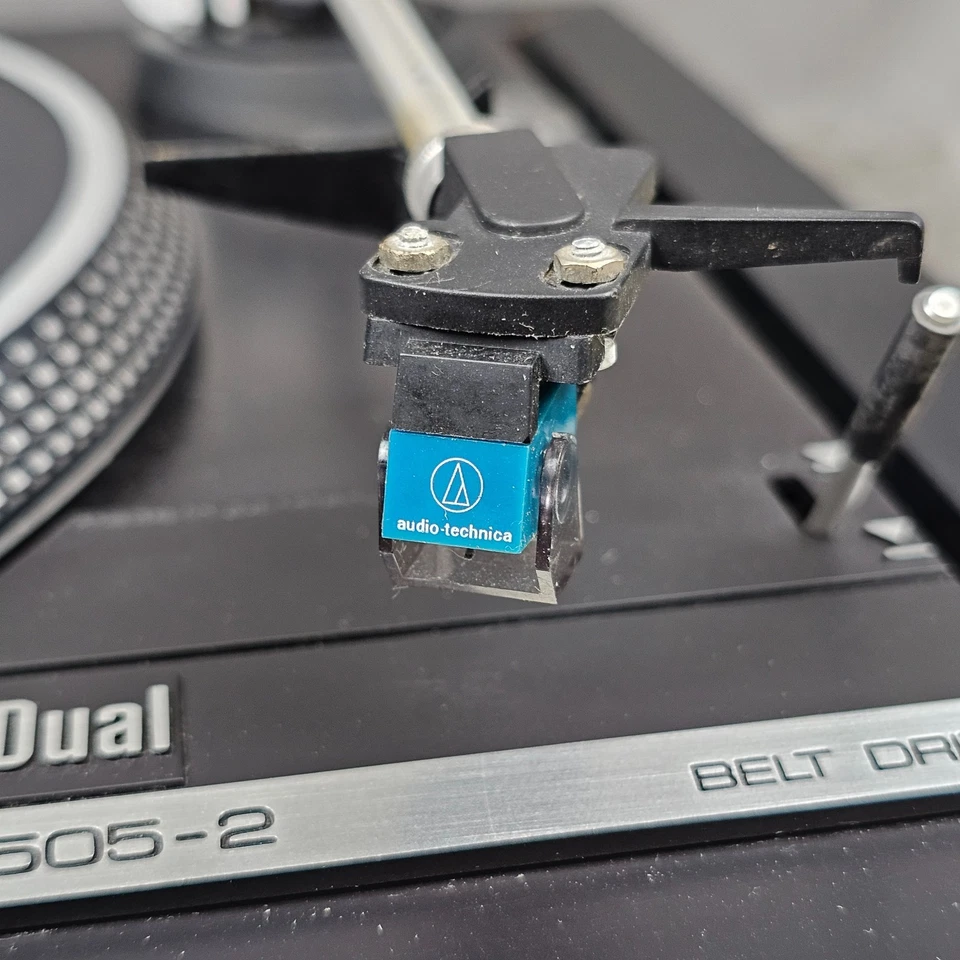 Dual CS 505-2 Turntable Hi-Fi Belt Drive 33/45 Pitch Control Audio Technica Cart - Image 4 of 4