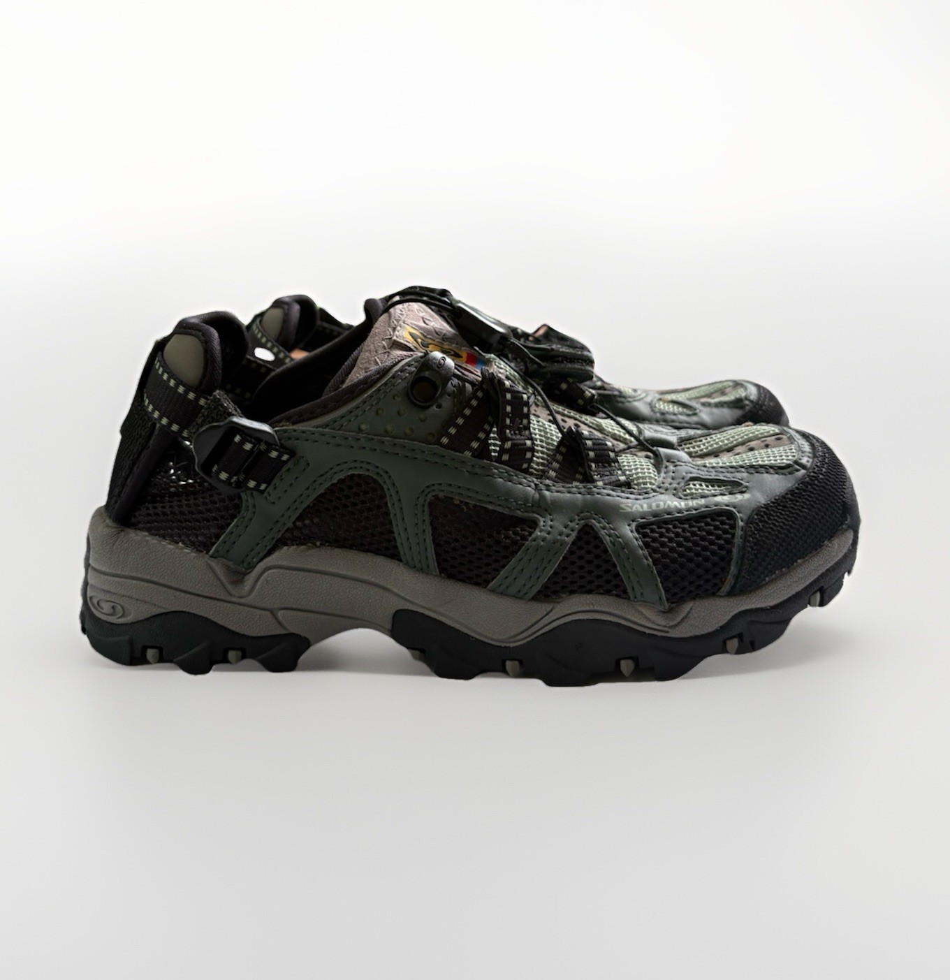 Salomon Contagrip Scarpe da Trail Escursionismo Donna 5.5 Grigio Maglia Running Sneakers