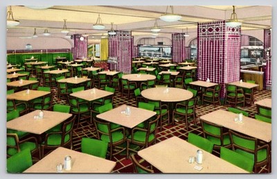 YMCA Hotel Wabash Ave Purple Tile Pillars Chicago Illinois Postcard