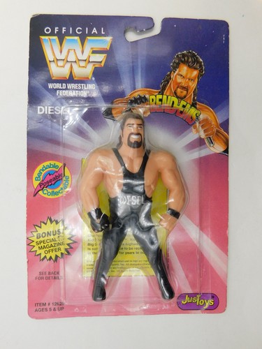 Vintage WWF WWE Bend-Ems Diesel Kevin Nash Action ...