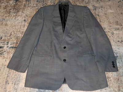Marks & Spencer Mens 42R Gray Textured Sport Coat Blazer 2 Button Jacket