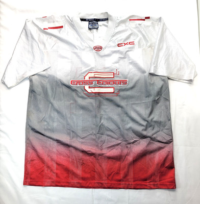 Vtg Cross Colours CXC Jersey Gradient Fade Out Jersey 2XL
