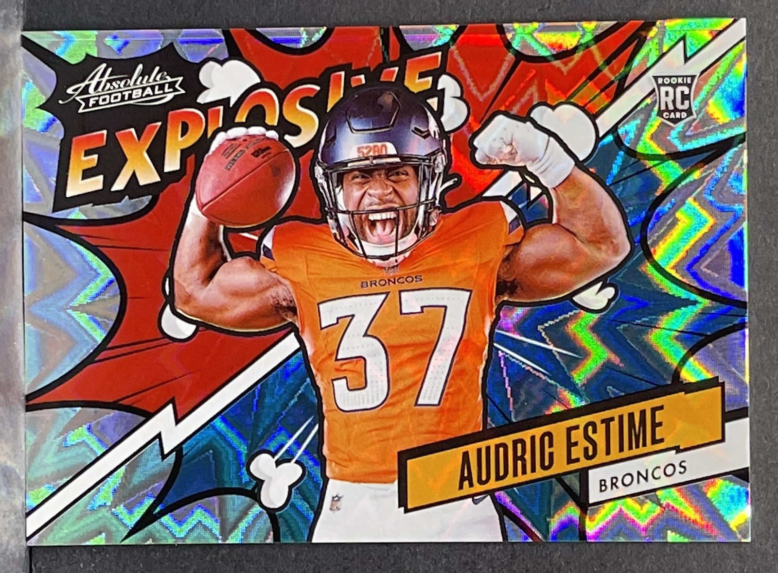 2024 Panini Absolute Audric Estime Rookie Explosive Case Hit SSP RC - #EX-AEE