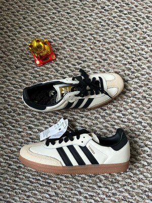  SAMBA OG ブラック/ホワイト adidas Samba OG unisex Low Top Lace-Up Leather Sneaker White/Black