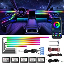 Dreamcolor Acrylic Interior Car LED Strip Light with Wireless APP Control, RG...