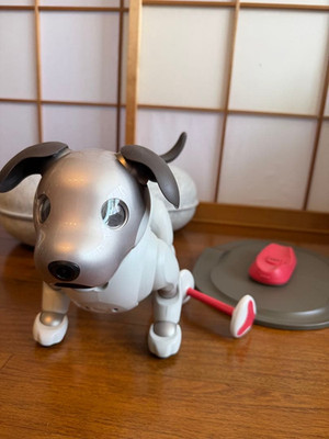 Sony aibo ERS-1000 Entertainment Robot Dog Ivory White Tested Working Japan