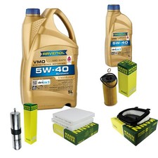 Inspektionspaket 6L RAVENOL 5W-40 f�r BMW X3 F25 xDrive20d xDrive30d sDrive18d