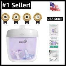 Mini USB Pacifier Sanitizer with 2-in-1 Function   On-the-Go Clean in 59 Seconds
